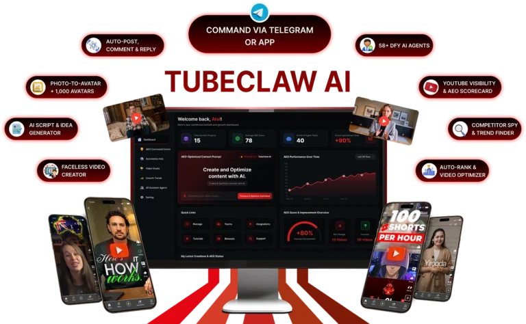Tube Claw AI Review 2026: Proven Faceless YouTube Profits